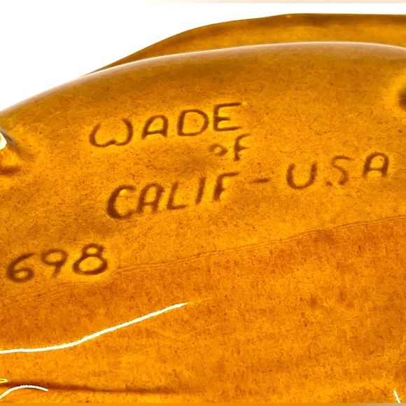 Vintage MCM Wade Of California Ceramic Boomerang Heart Ashtray Coin Trinket Tray - Picture 8 of 13